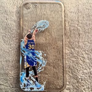 Steph Curry iPhone 6/6S/7/8/SE Clear Case